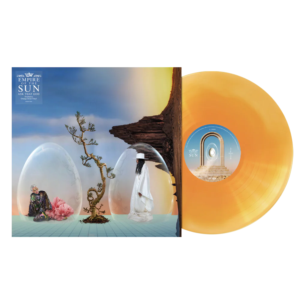 Ask That God Signed Exclusive Orange Swirl LP - Image 5