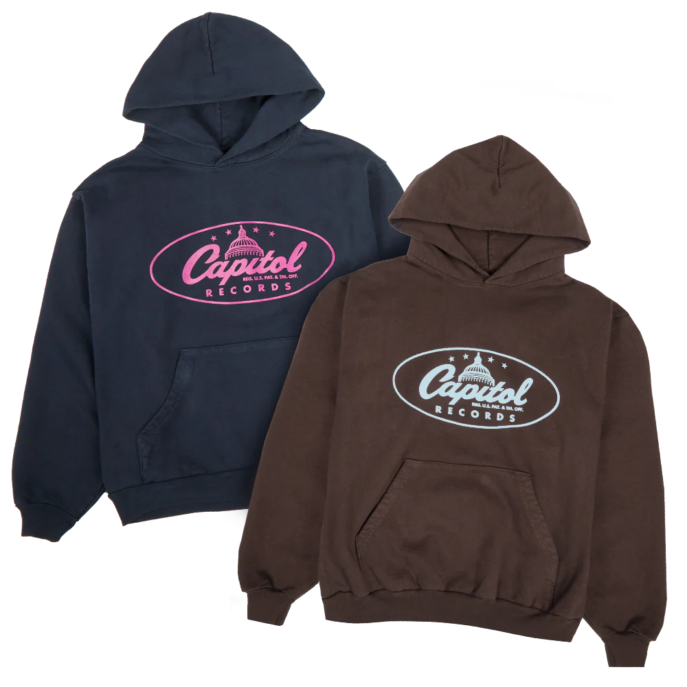 Capitol Records Navy & Orchid Hoodie - Image 3