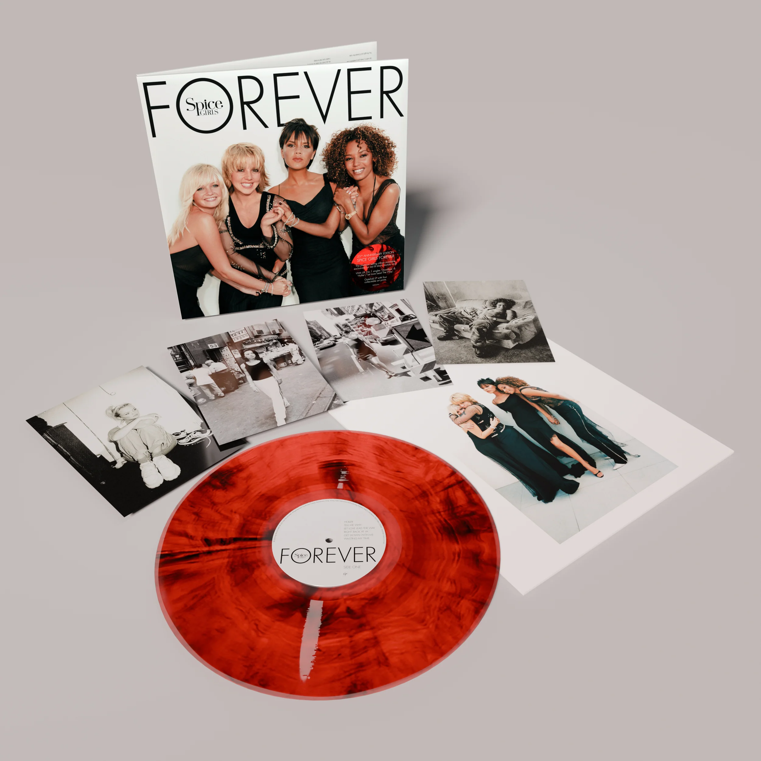 Forever25: Red & Black Marble Vinyl